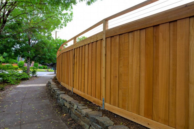 Wood Fence Installation detail